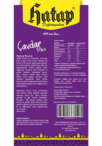 Hatap Çavdar Ekmeği Miksi 1 KG