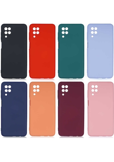 Galaxy A12 Kılıf Zore Mara Lansman Kapak Siyah
