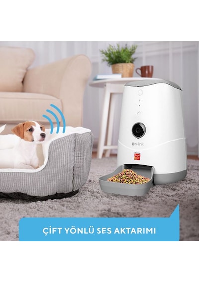 S-Link Akıllı Evcil Hayvan Besleme Kapı 1080p Wi-fi Tuya Destekli Sl-20