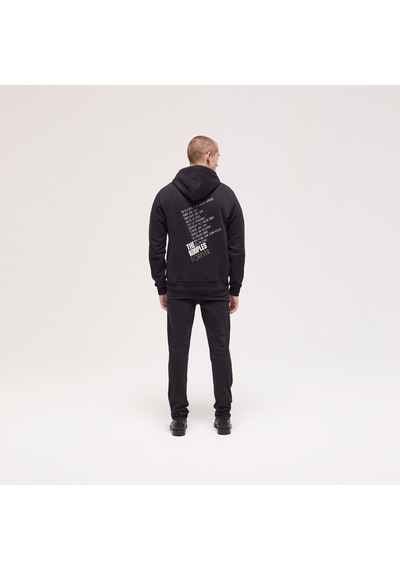 The Kooples Erkek Baskılı Siyah Sweatshırt
