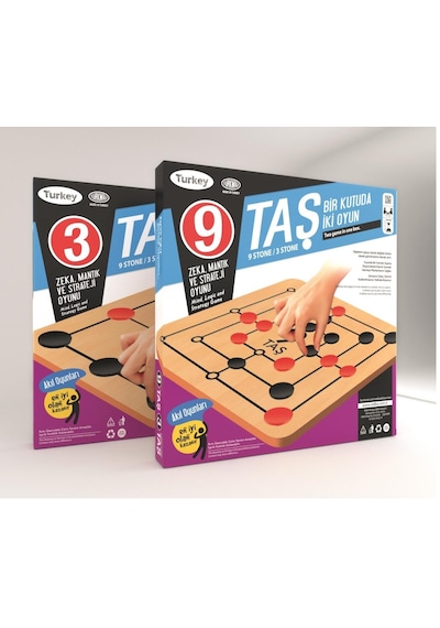 Redka 9 Taş - 3Taş Akıl Oyunu
