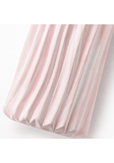 Rebuwo Eva Roller Pembe Beyaz Desenli Beyaz - Pembe