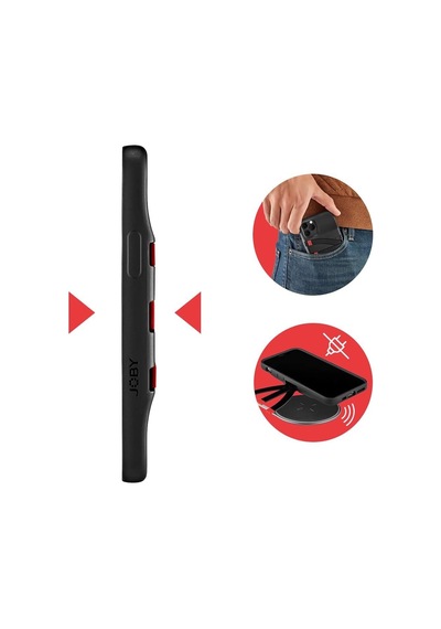 Jb01665-bww,apple İphone 11 Pro İçin Standpoint Smartphone Kılıf - Koruyucu,dahili Alüminyum Tripod Ayakları,kablosuz Şarj,selfie'ler İçin,fotoğraf,video,vloging,video Görüşmeler,canlı Yayın
