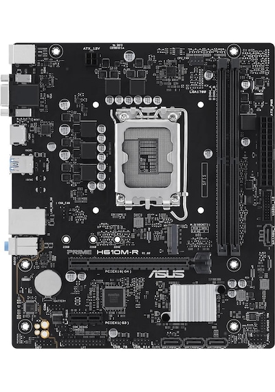 Asus Prıme H610m-r-sı, 2xddr5, M.2, D-sub, Dp, Hdmı, 12-13.14.nesil, Lga1700 Soket, Anakart