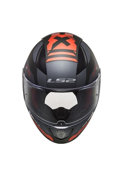 LS2 Rapid Xtreet Kask Kırmızı - Mat Siyah