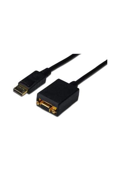 Digitus Ak-340403-001-S Dısplay Port To Vga Erkek-Dişi 0.15 Mt Dp