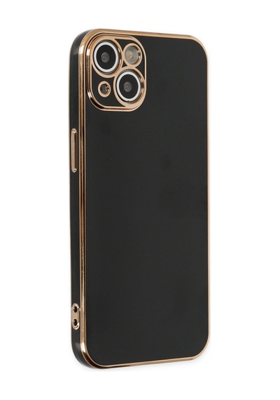 Apple iPhone  Uyumlu- 14 Plus Kılıf Volet Silikon - Siyah