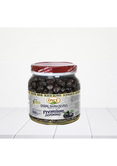 Öncü 1 KG Siyah Yağlı Zeytin 2XL-XL(181-230)