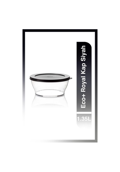Tupperware Eco+ Royal Kap 1.35 L Siyah