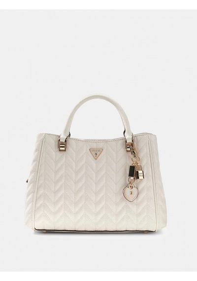Guess Stacey Girlfriend Kadın Beyaz El Çantası Hwgg9741060-off