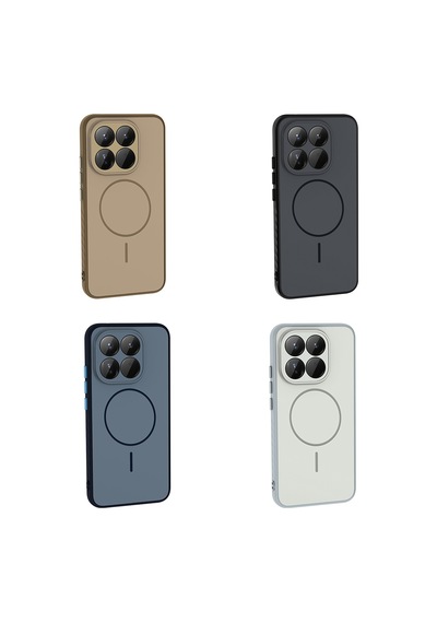 Xiaomi 15t Kılıf Kamera Lens Korumalı Magsafe Destekli Silikon Erd Altın