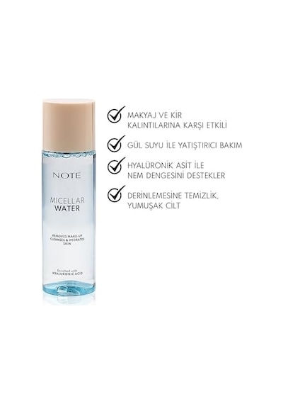 Micellar Water Nemlendirici Ve Ferahlatıcı Makyaj Temizleme Suyu