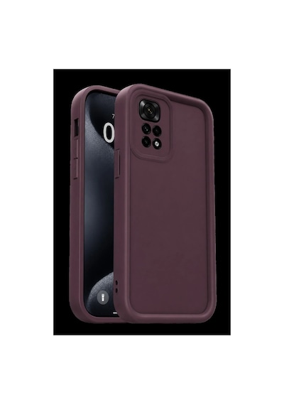 Xiaomi Redmi 10 2022 Kılıf Viera Silikon - Mürdüm