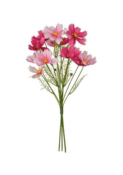 Ikea Smycka Yapay Buket, Pembe, 50 Cm, İç/dış Mekan Cosmos