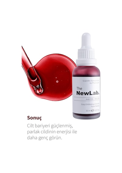 The Newlab-canlandırıcı & Cilt Tonu Eşitleyici Yüz Peeling Serum 30 Ml Aha 10% + Bha 2%