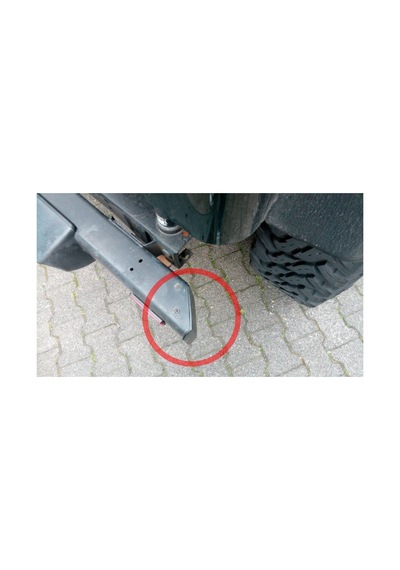 1997-2006 Jeep Wrangler Arka Tampon Uç Kapak Endcap