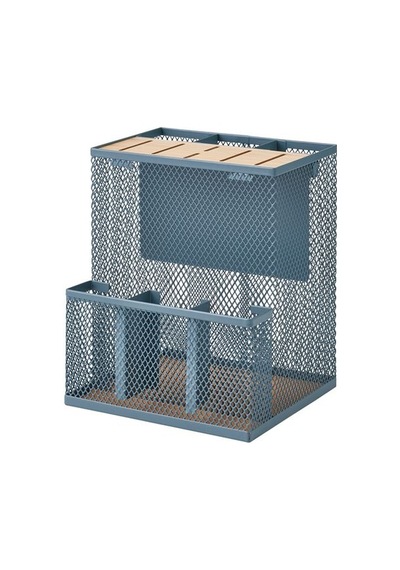Ikea Vımpelfısk Çatal Bıçaklık, Bambu-gri-turkuaz