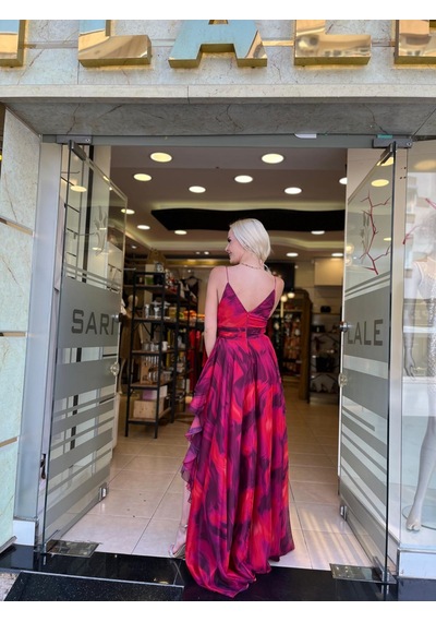 Elbise Empırme Katkat Evafashion Fuşya