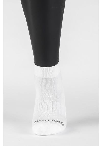 Maraton 3'lü Unisex Beyaz Çorap Beyaz