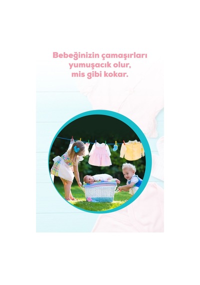 Vegan Bitkisel Konsantre Bebek Çamaşır Yumuşatıcısı 1500 Ml X 3 Adet