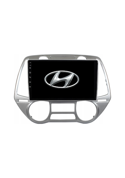 Hyundai İ20 - Araç Multimedya Ekran - 6gb 128gb - Yuvarlak Dijital - Silver - 2008 - 2012 - 9 Inch - Upg - Myway