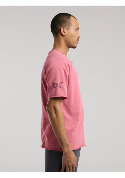 Everlast Ny Street Oversize Geniş Yaka Açık Kırmızı Erkek Tişört Kırmızı
