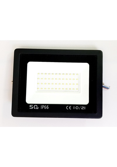 Led Projektör Yeşil Renk 50 Watt Projektör Su Geçirmez Işık Rengi Yeşildir 50W Yeşil