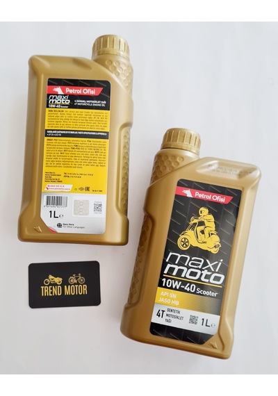 10 - 40 Scooter Mb Sentetik Yağ 1 Litre Petrol Ofisi - Motosiklet