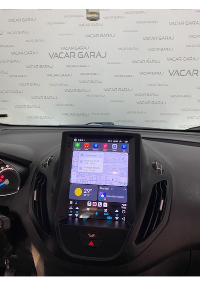 Ford Courıer Tesla Uyumlu Androıd Multimedya Gerçek 2/32 Kablosuz Carplay Geri Görüş Kameralı 10"