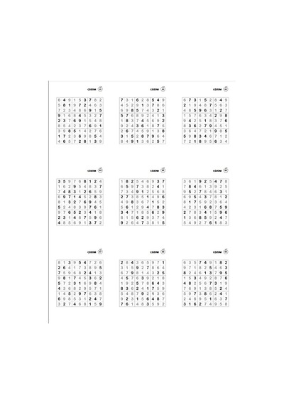 Kolay Sudoku Tam Sayfa 200 Süper Sudoku Kalem Hediyeli