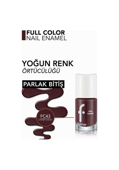 Flormar Full Color Oje 43 8690604379965