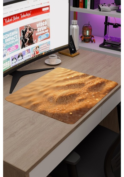 Kum Kaymaz Dikişli Kauçuk Oyuncu Mousepad V2 - 48x40 Xl Gaming Mouse Pad Fare Altlığı