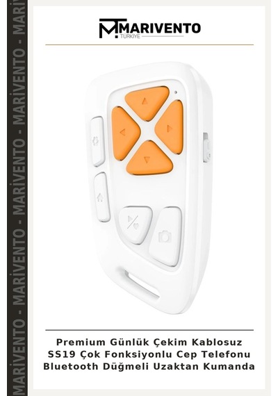Premium Günlük Çekim Kablosuz Ss19 Çok Fonksiyonlu Cep Telefonu Bluetooth Düğmeli Uzaktan Kumanda