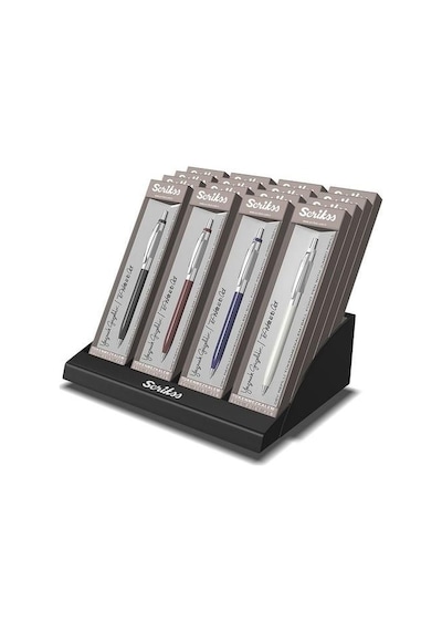 Scrikss Tükenmez Kalem 51 16'lı Stand Çok Renkli