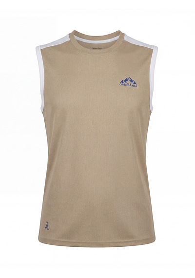 Orendahill Erkek Spor Atlet Hızlı Kuruyan Esnek Regular Fit Gym Activewear Bej
