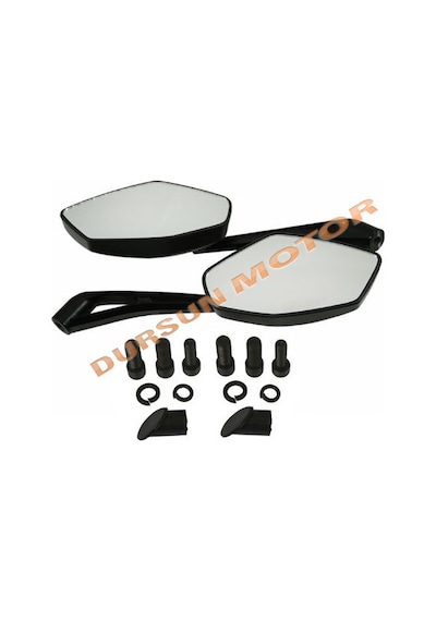 Mondial Mh Drift Ayna Takımı 8Mm 10Mm Ve Ters Diş Vidaları Dahil