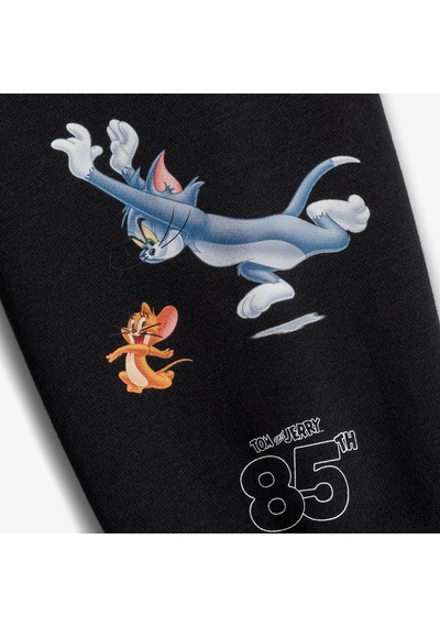 Converse X Tom & Jerry Unisex Siyah Sweatshirt10028756