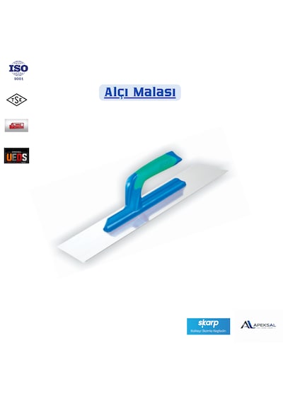Skarp 40 Cm Profesyonel Alçı Malası Yay Çeliği Açık Plastik Saplı Sıvacı Malası