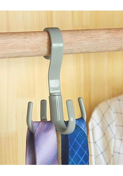 Kravat,fular,anahtar, Eşarp, Kemer Askıları Gardırop Depolama Askıları Plastik Gri Tr Diğer