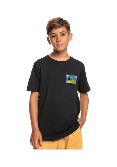 Quiksilver Colour Flow Ss Yth Siyah Siyah
