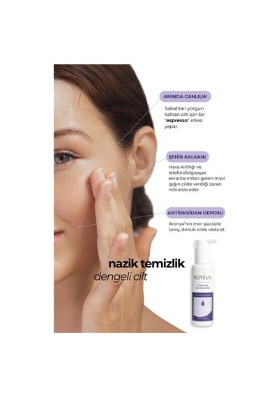 Royéva Gözenek Temizleyici ve Sebum Dengeleyici Arındırıcı Yüz Temizleme Jeli 150 ML