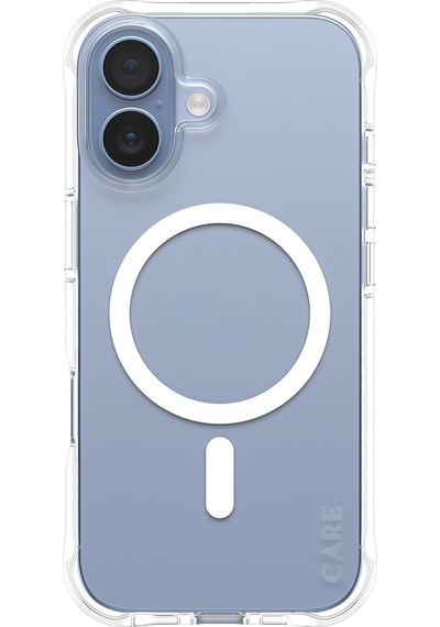 Care By Panzerglass Fashionable Apple Uyumlu iPhone 17 Samba Transparent Beyaz Magsafe Kılıf