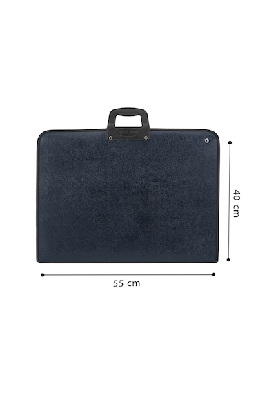 40X55 Cm Siyah Sanatsal Proje/Resim Çantası