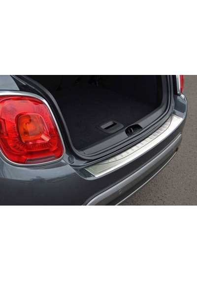 Fiat 500X Krom Arka Tampon Eşiği Taşlı 2015 ve Sonrası