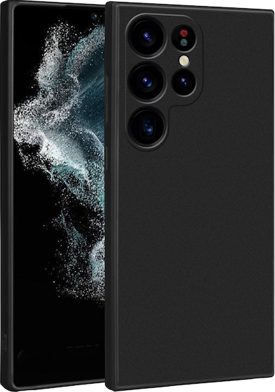 Galaxy S23 Ultra Uyumlu Zore Premier Silikon Kılıf-siyah Siyah