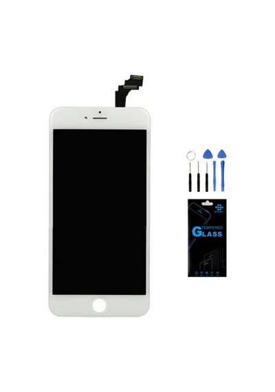 Apple  Uyumlu iPhone 6 Plus Lcd Ekran Dokunmatik  Beyaz