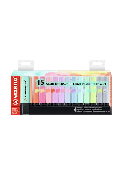 Stabilo Boss Original Pastel 15'li Set 7015-02-05 Çok Renkli