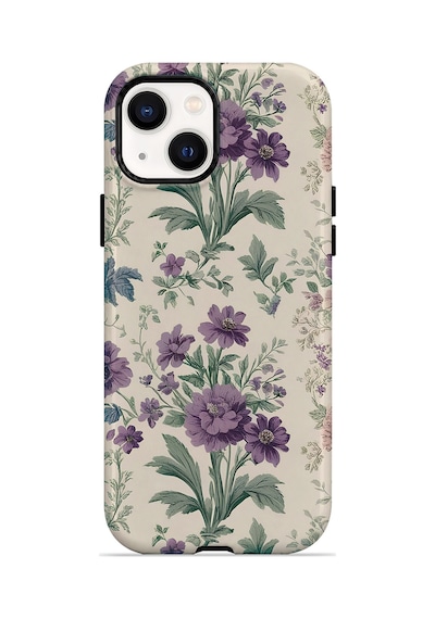 Velvoria Valestra Lavanta Botanik Apple iPhone Uyumlu 15 Darbe Korumalı Kılıf Valestra Select - Lavanta Botanik