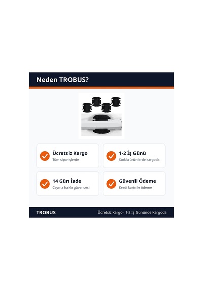 Trobus Silikon Dış Kapı Kolu Koruyucu Şerit 4 Adet Siyah