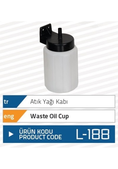 Gnc Süt Sağım Makinesi Atık Yağ  Kabı